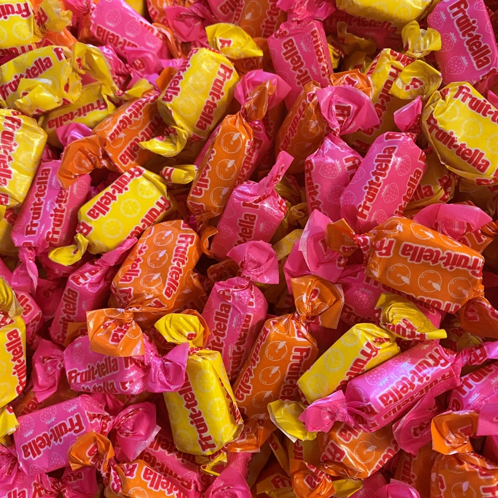 300g Square Window Paisley Pattern Box of Fruitella Juicy Fruit Chews