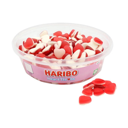 Haribo Heart Throbs Gummy Sweets Tub 480g