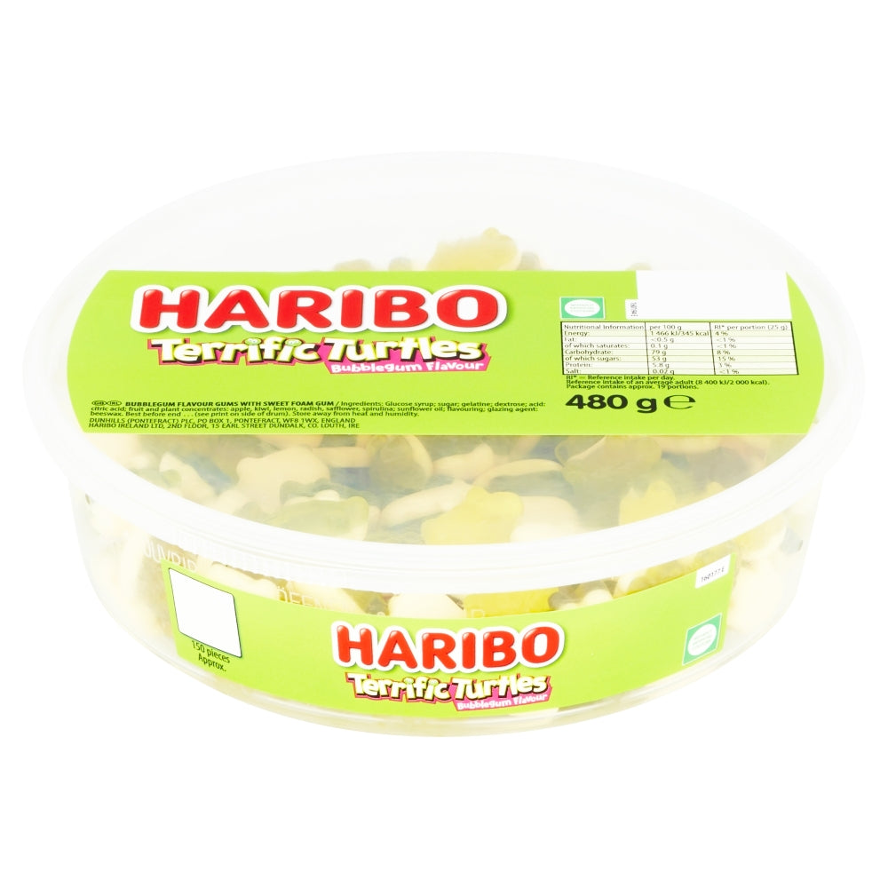 Haribo Terrific Turtles Tub 480g