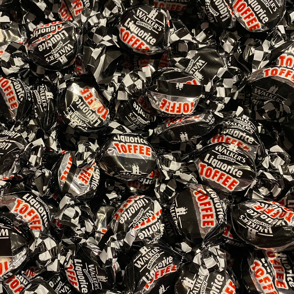 250g Paint Pot Tin of Walkers Liquorice Toffees