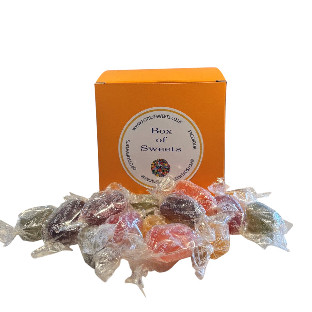 300g Square Box of Sugar Free Fruit Drops