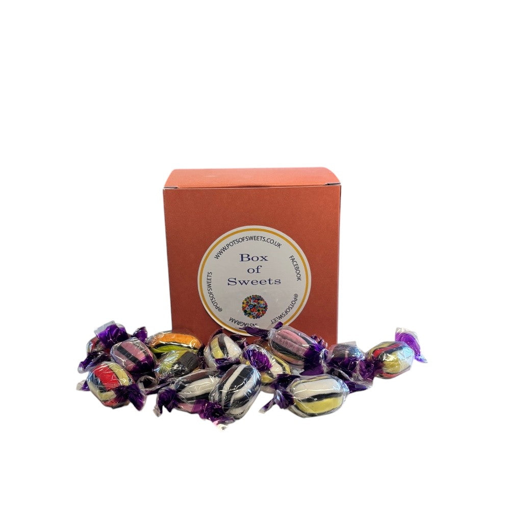 Square Box of Buchanans Liquorice Assortment Sweets