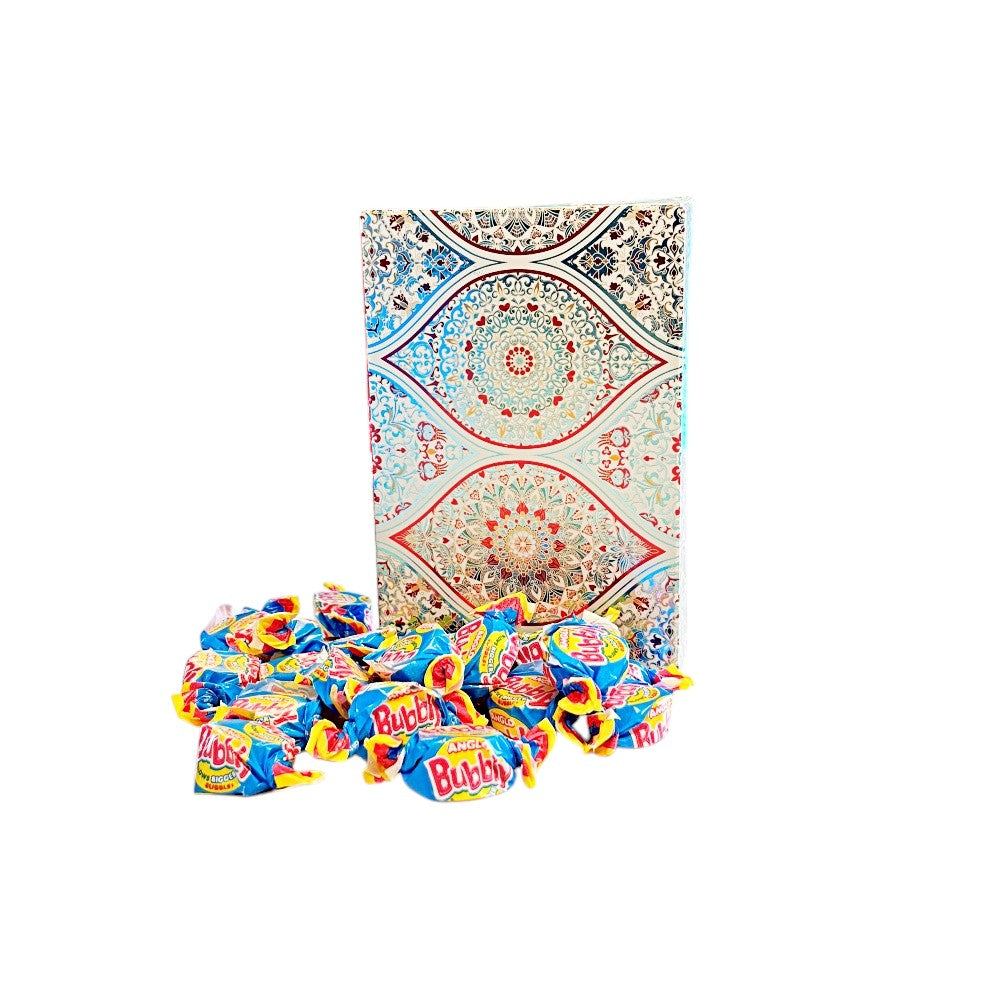 250g Rectangular Box Pattern of Anglo Bubble Bubblegum