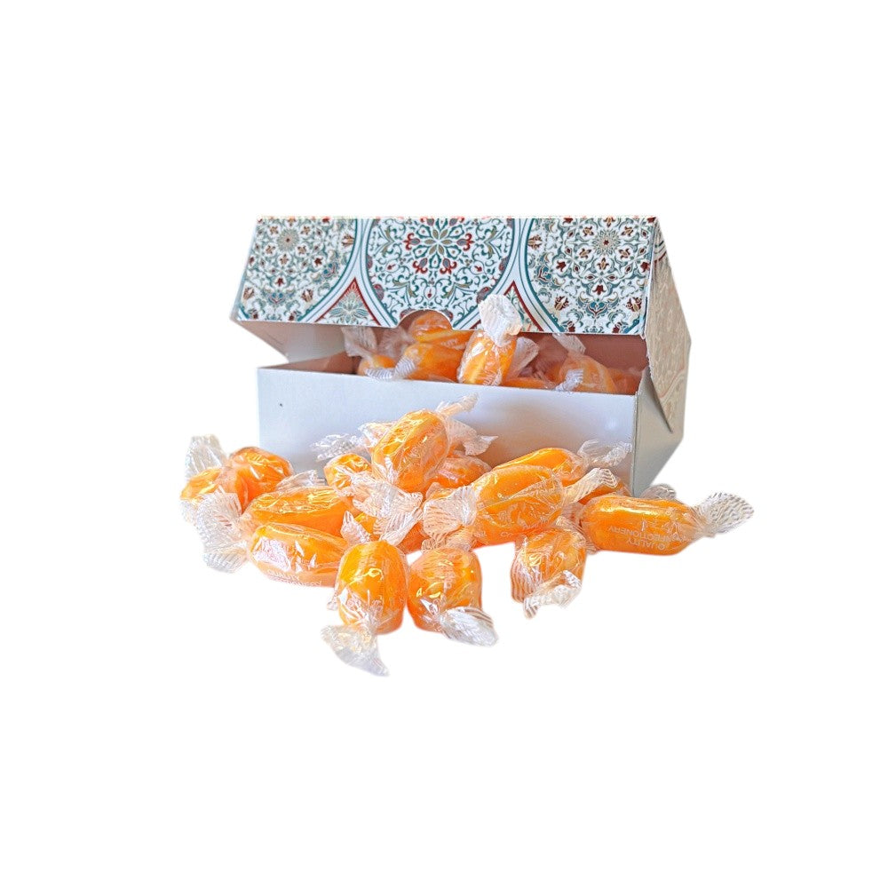 250g Rectangular Patterned Box of Sherbet Pineapple Sweets
