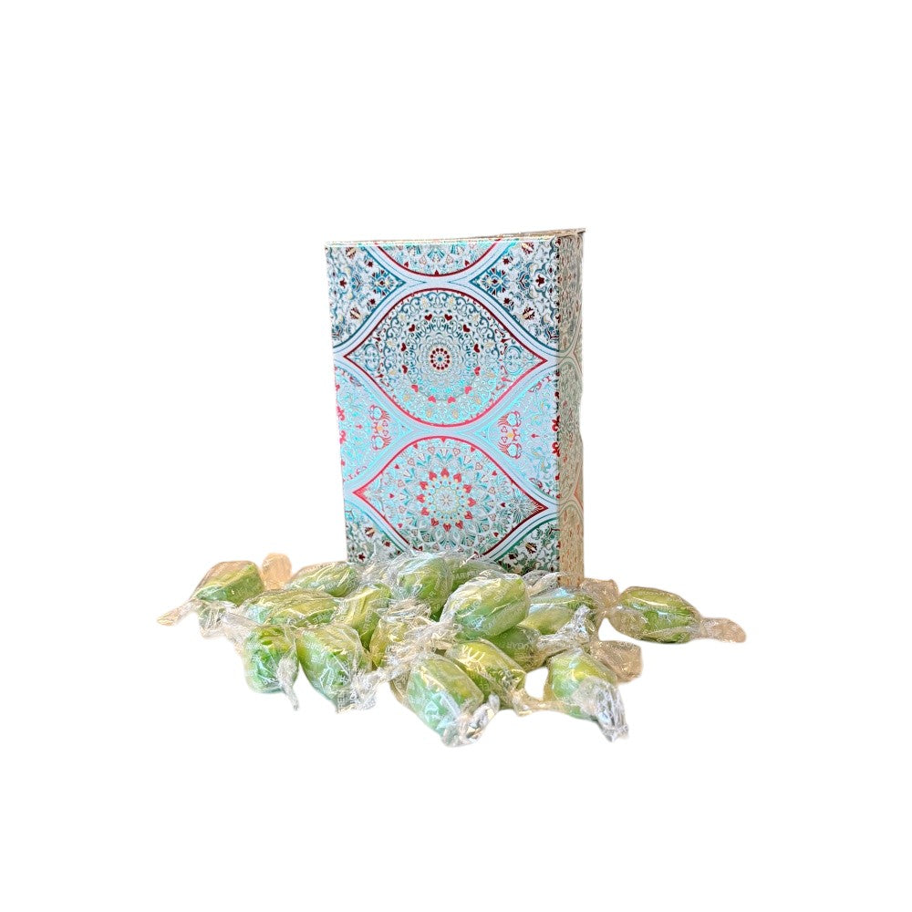 250g Rectangular Box Pattern of Sugar Free Chocolate Limes Sweets