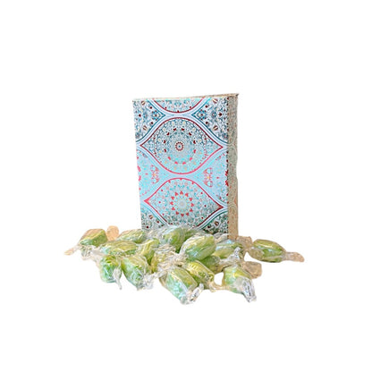 250g Rectangular Box Pattern of Sugar Free Chocolate Limes Sweets
