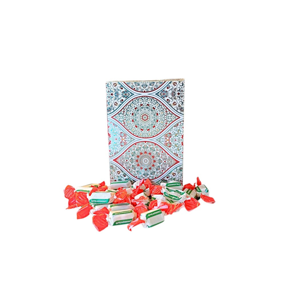 250g Rectangular Box Pattern of Sugar Free Spearmint Chews
