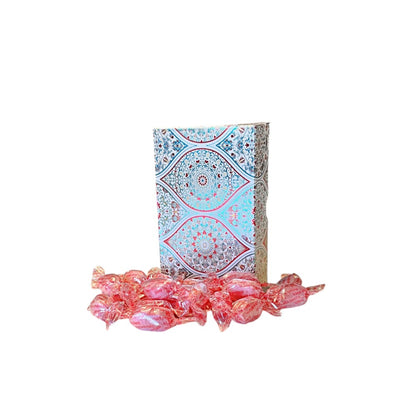 250g Rectangular Box Pattern of Sugar Free Strawberry Sherbets Sweets
