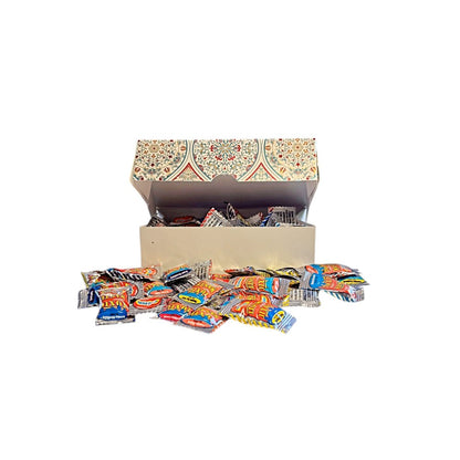 250g Rectangular Box Pattern of Toxic Waste Nuclear Fusion Super Sour Sweets