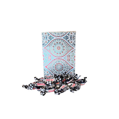 250g Rectangular Box Pattern of Walkers Liquorice Toffee