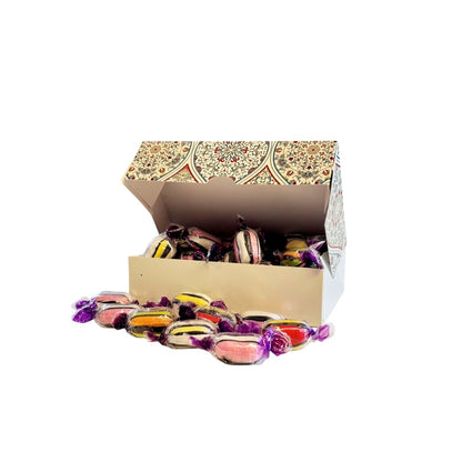 250g Rectangular Patterned Box of Buchanans Liquorice Assortment Sweets