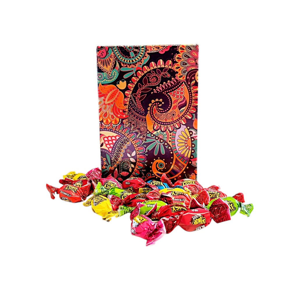 250g Rectangular Box Pattern of Bazooka Juicy Drops