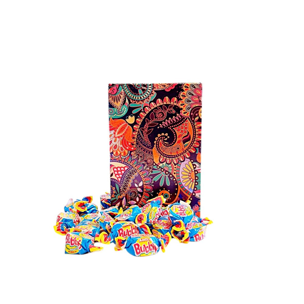 250g Rectangular Box Pattern of Anglo Bubble Bubblegum