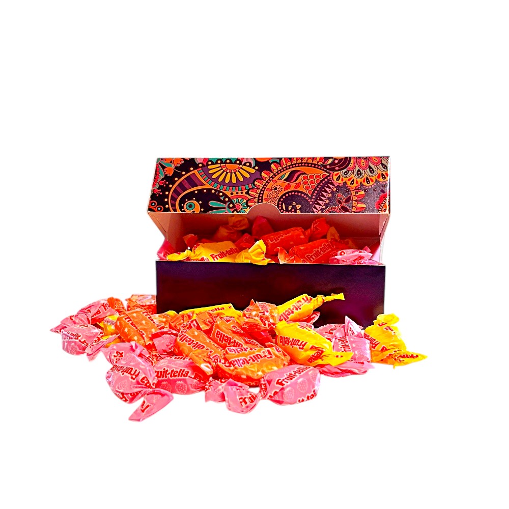250g Rectangular Pattern Box of Fruitella Juicy Fruit Chews