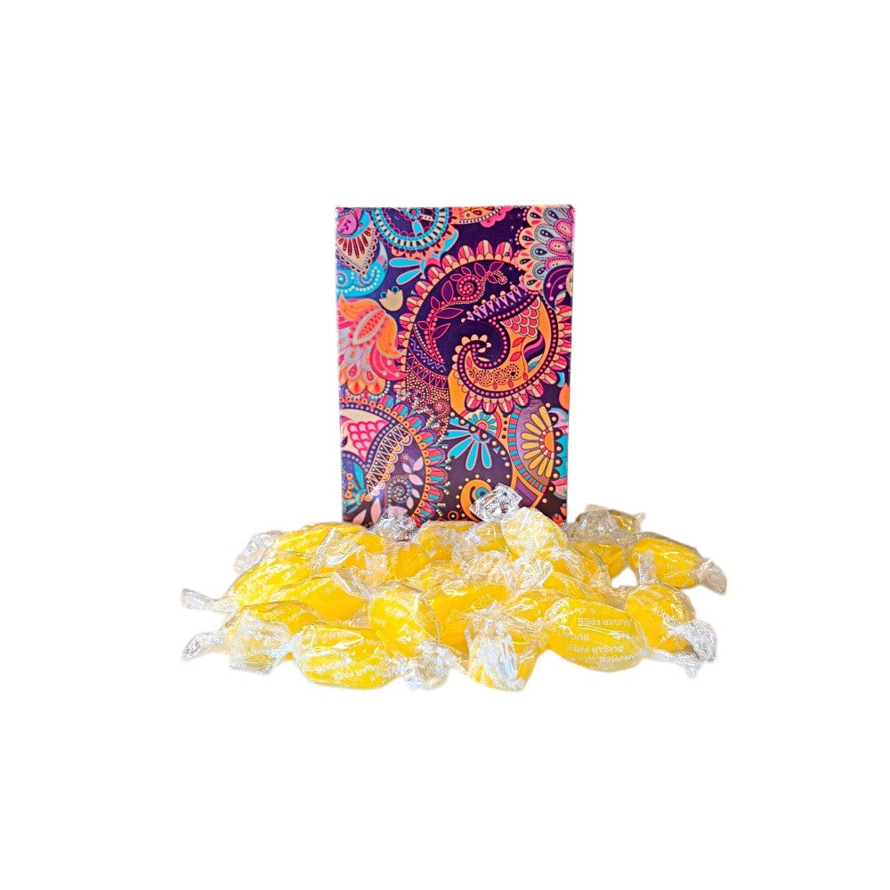 250g Rectangular Box Pattern of Sugar Free Sherbet Lemons