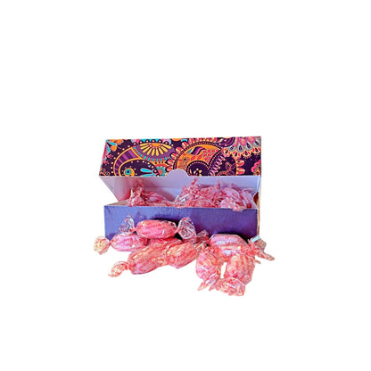 250g Rectangular Box Pattern of Sugar Free Strawberry Sherbets Sweets