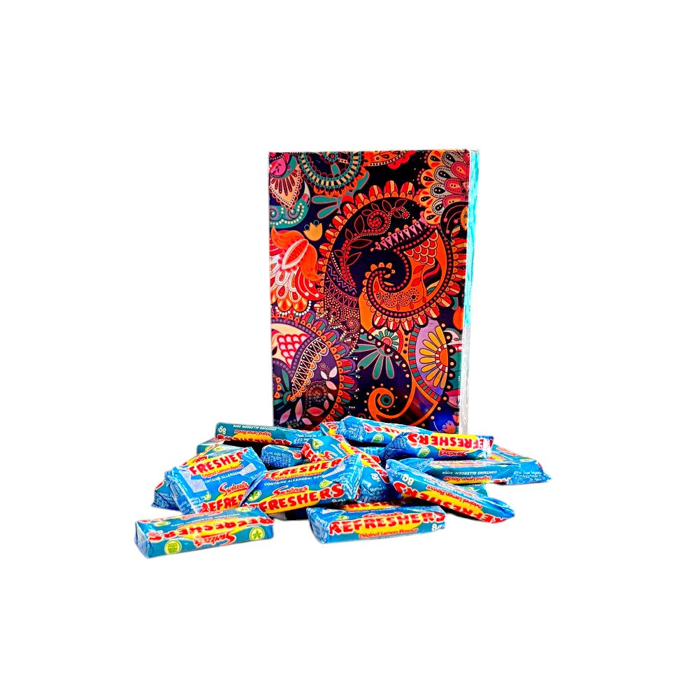 250g Rectangular Patterned Box of Swizzles Refreshers