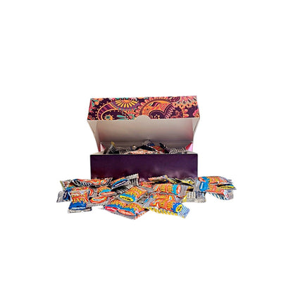 250g Rectangular Box Pattern of Toxic Waste Nuclear Fusion Super Sour Sweets