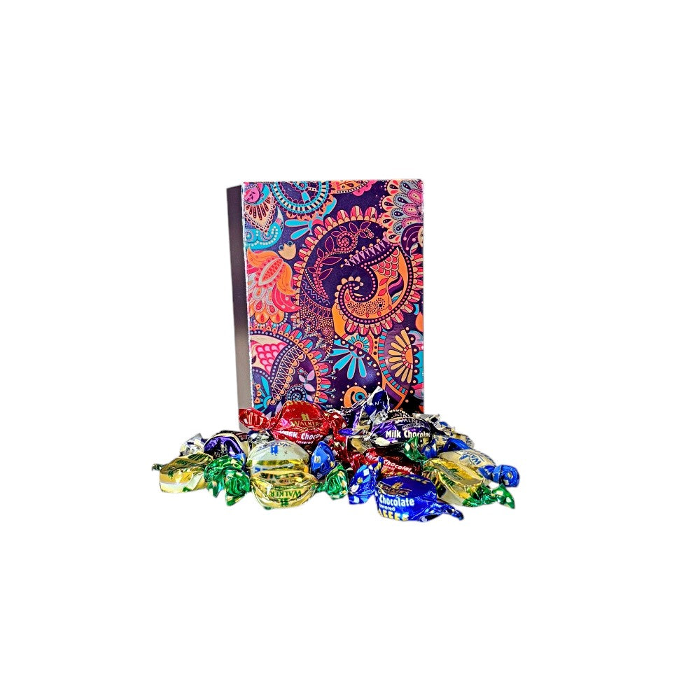 250g Rectangular Box Pattern of Walkers Assorted Toffees
