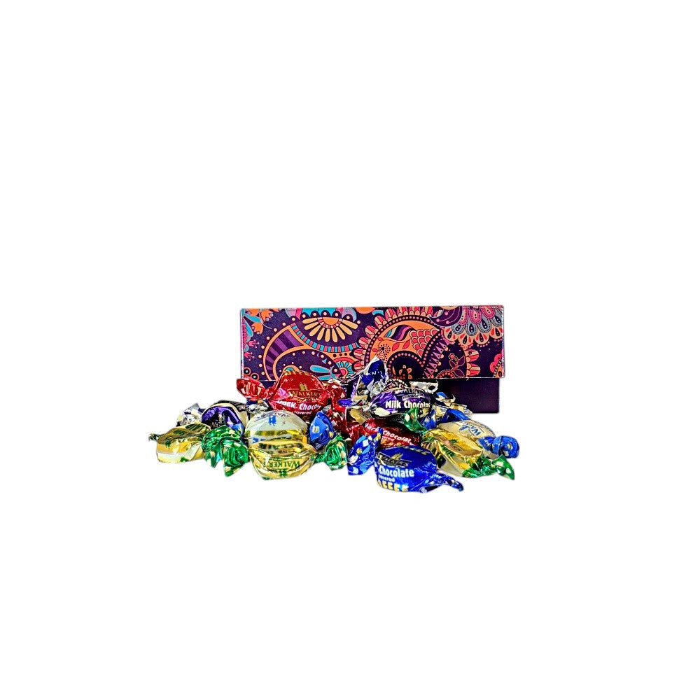 250g Rectangular Box Pattern of Walkers Assorted Toffees
