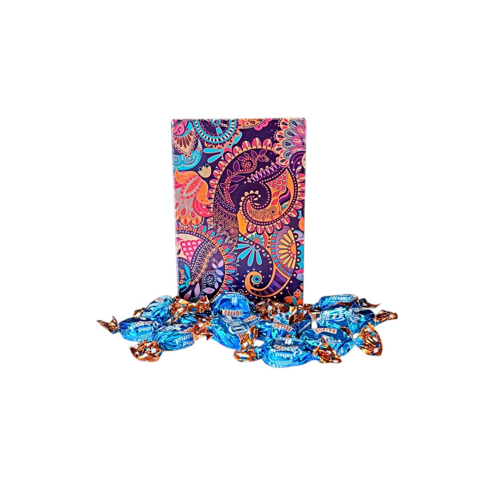 250g Rectangular Box Pattern of Walkers Salted Caramel Toffee