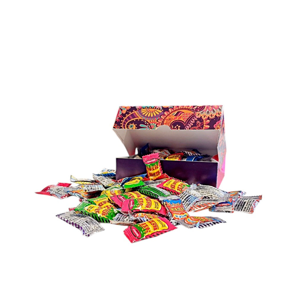 250g Rectangular Box Pattern of Toxic Waste and Nuclear Waste Super Sour Sweet Mix