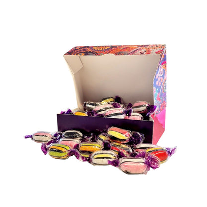 250g Rectangular Patterned Box of Buchanans Liquorice Assortment Sweets