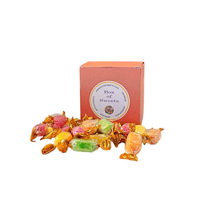 300g Square Box of Chocolate Fruits Sweets