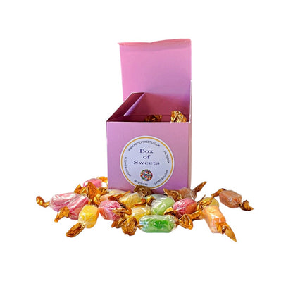 300g Square Box of Chocolate Fruits Sweets