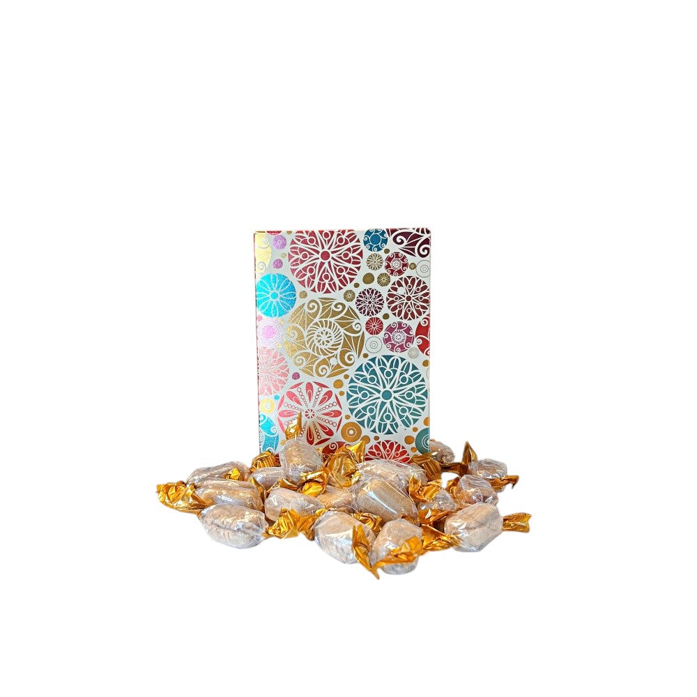 250g Rectangular Pattern Box of Chocolate Crunch Sweets