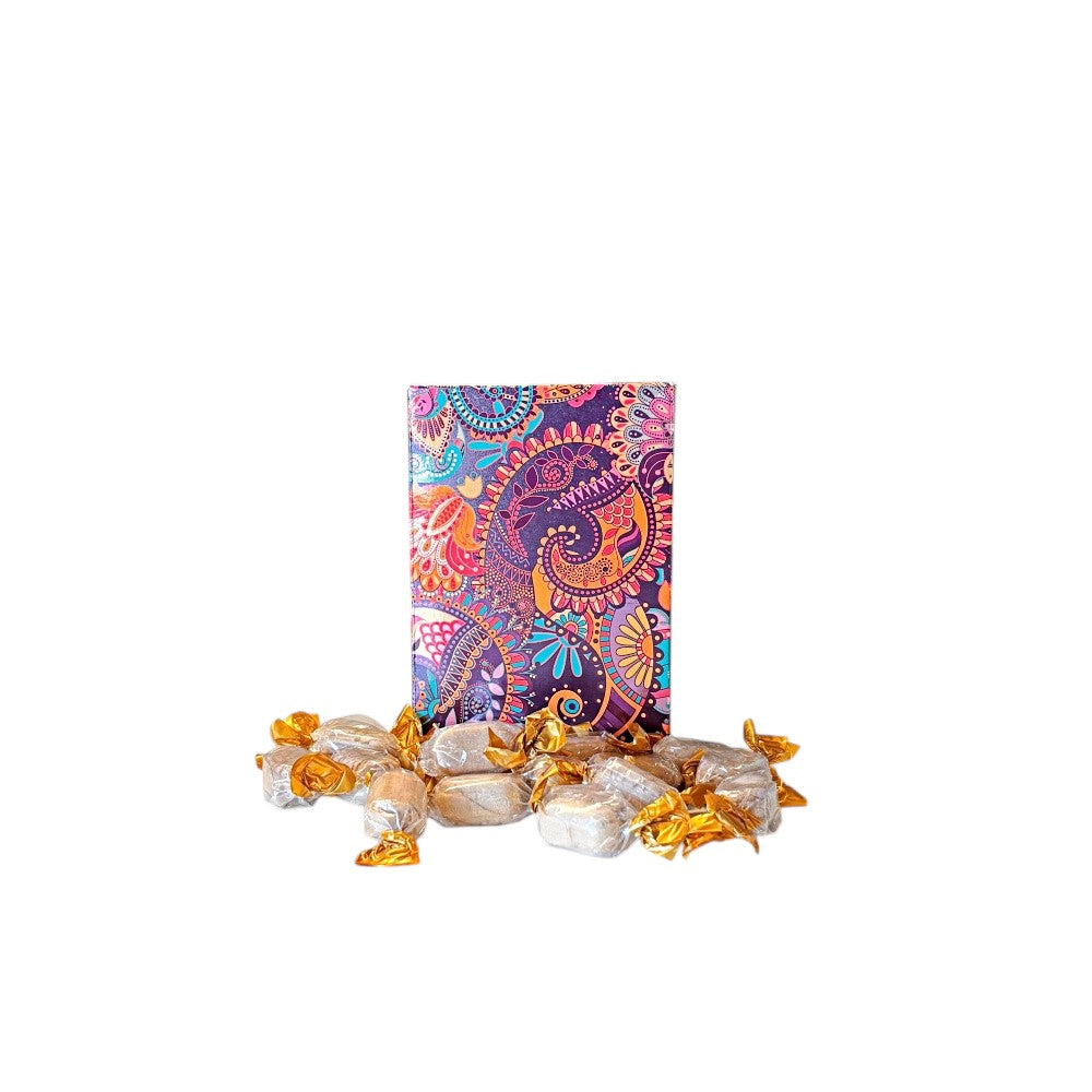 250g Rectangular Pattern Box of Chocolate Crunch Sweets