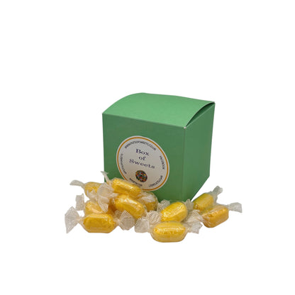 300g Square Box of Sherbet Lemon Sweets