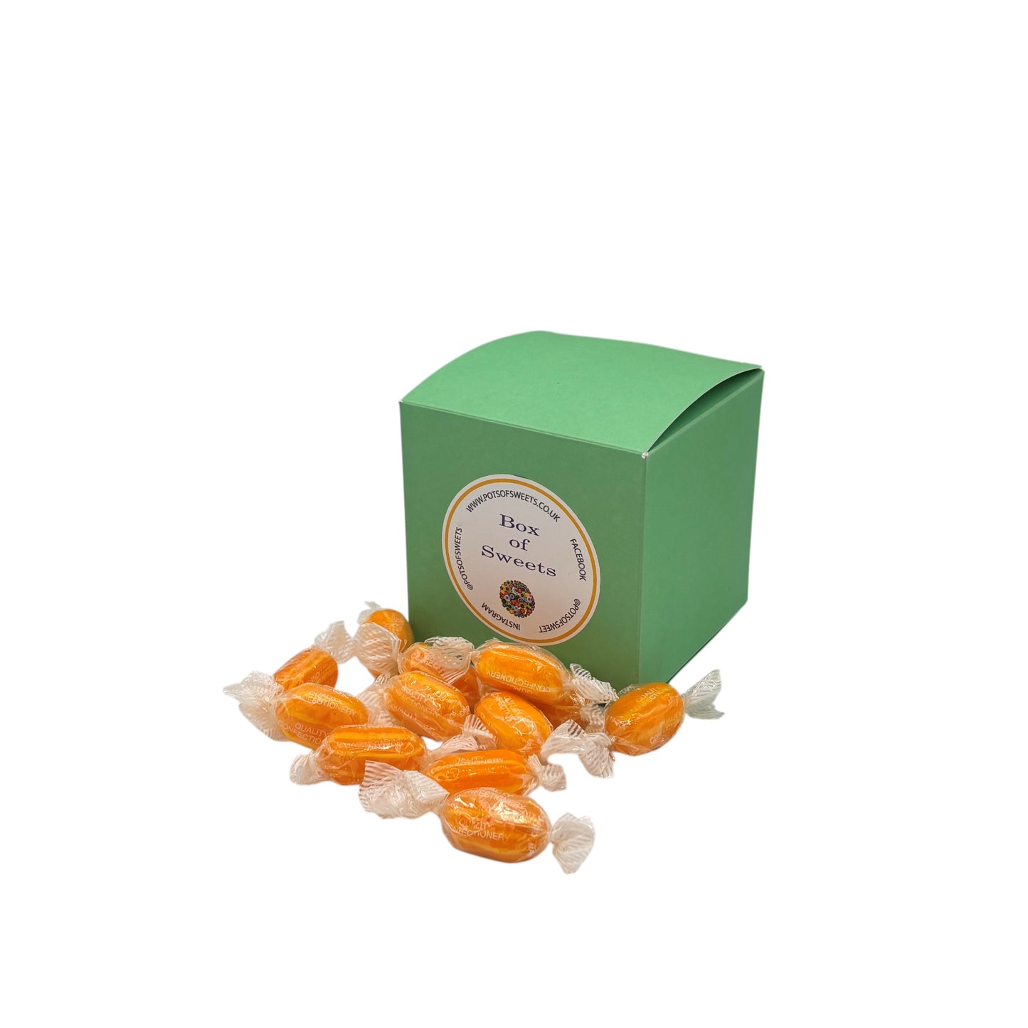 300g Square Box of Sherbet Pineapple Sweets