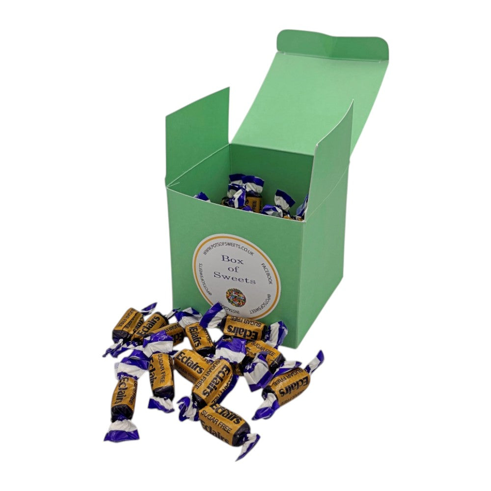 300g Square Box of Sugar Free Chocolate Eclairs