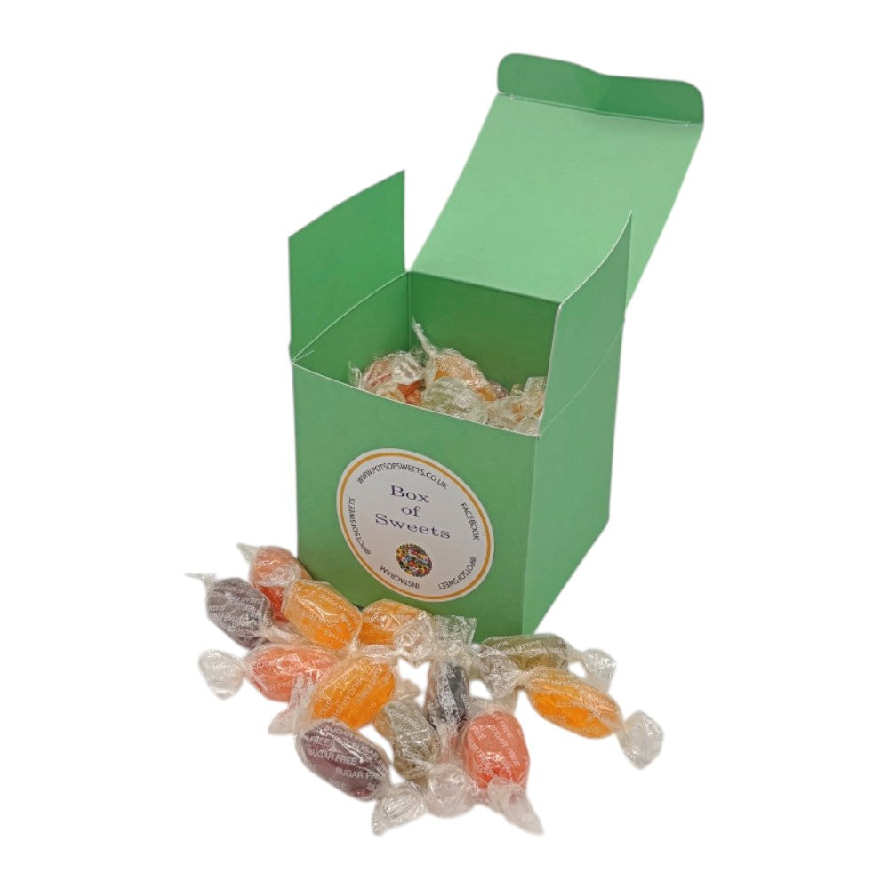 300g Square Box of Sugar Free Fruit Drops
