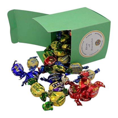 300g Square Box of Walkers Assorted Toffees