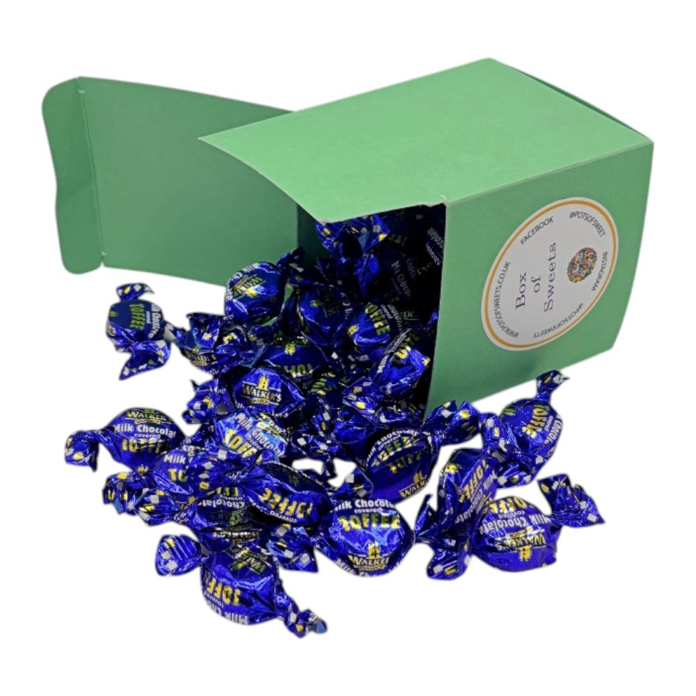 300g Square Box of Walkers Milk Chocolate Toffee