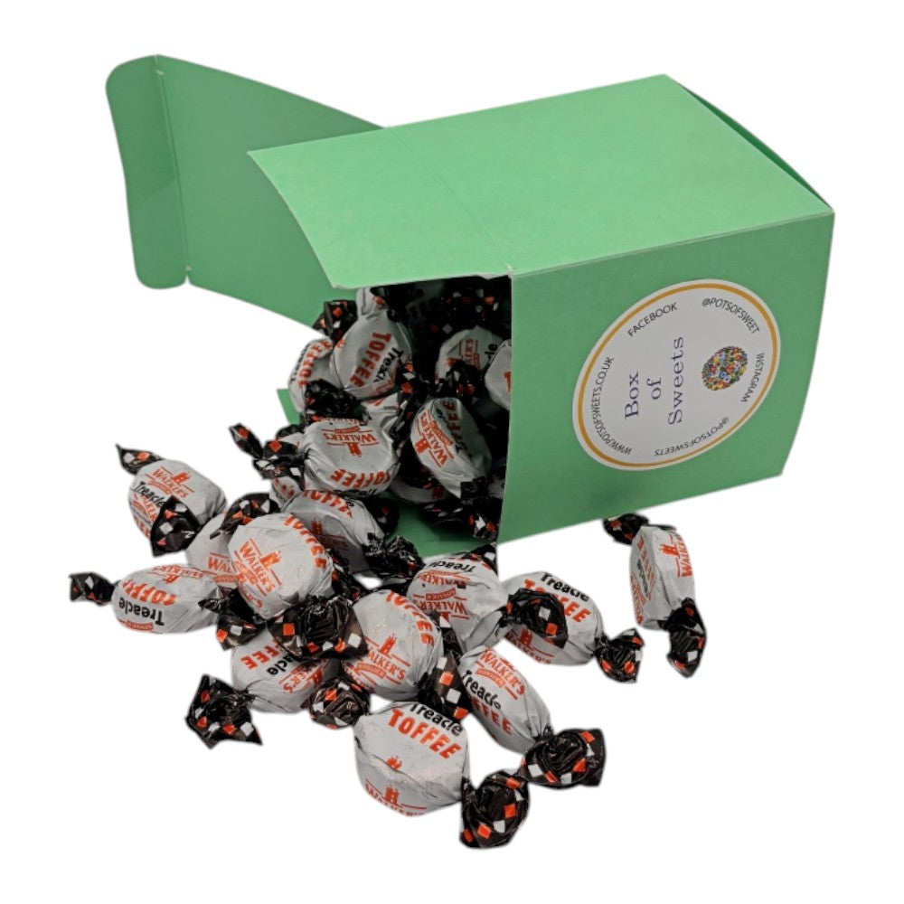 300g Square Box of Walkers Treacle Dabs Toffee