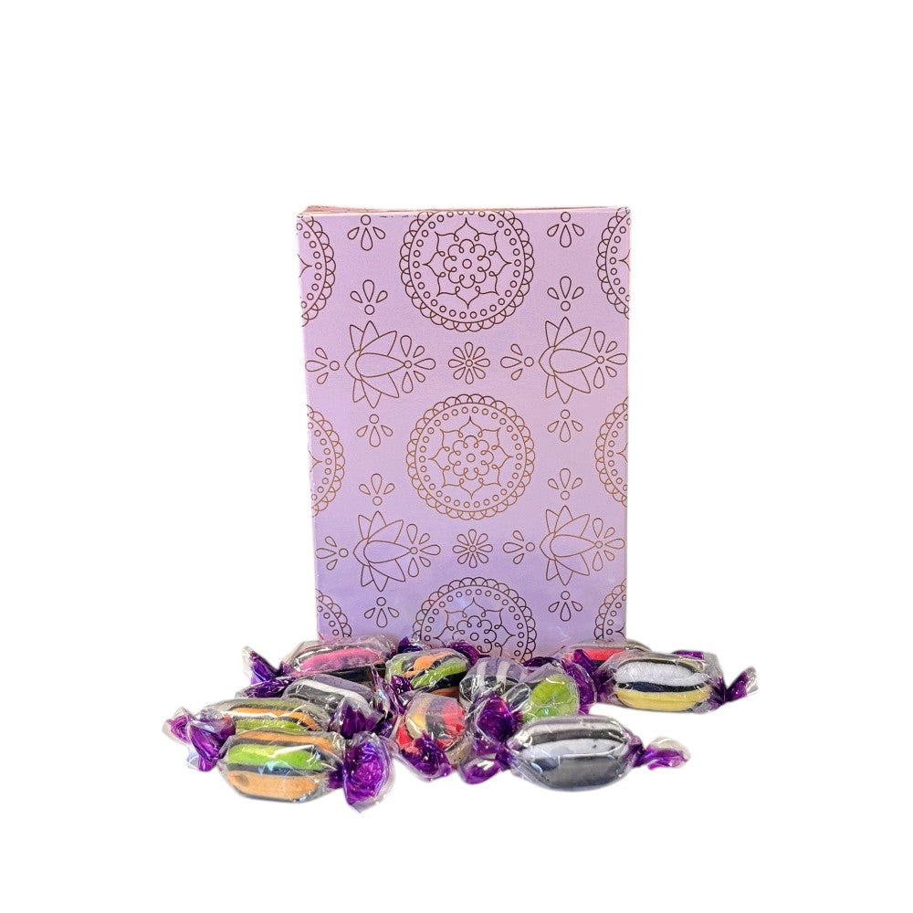 250g Rectangular Patterned Box of Buchanans Liquorice Assortment Sweets