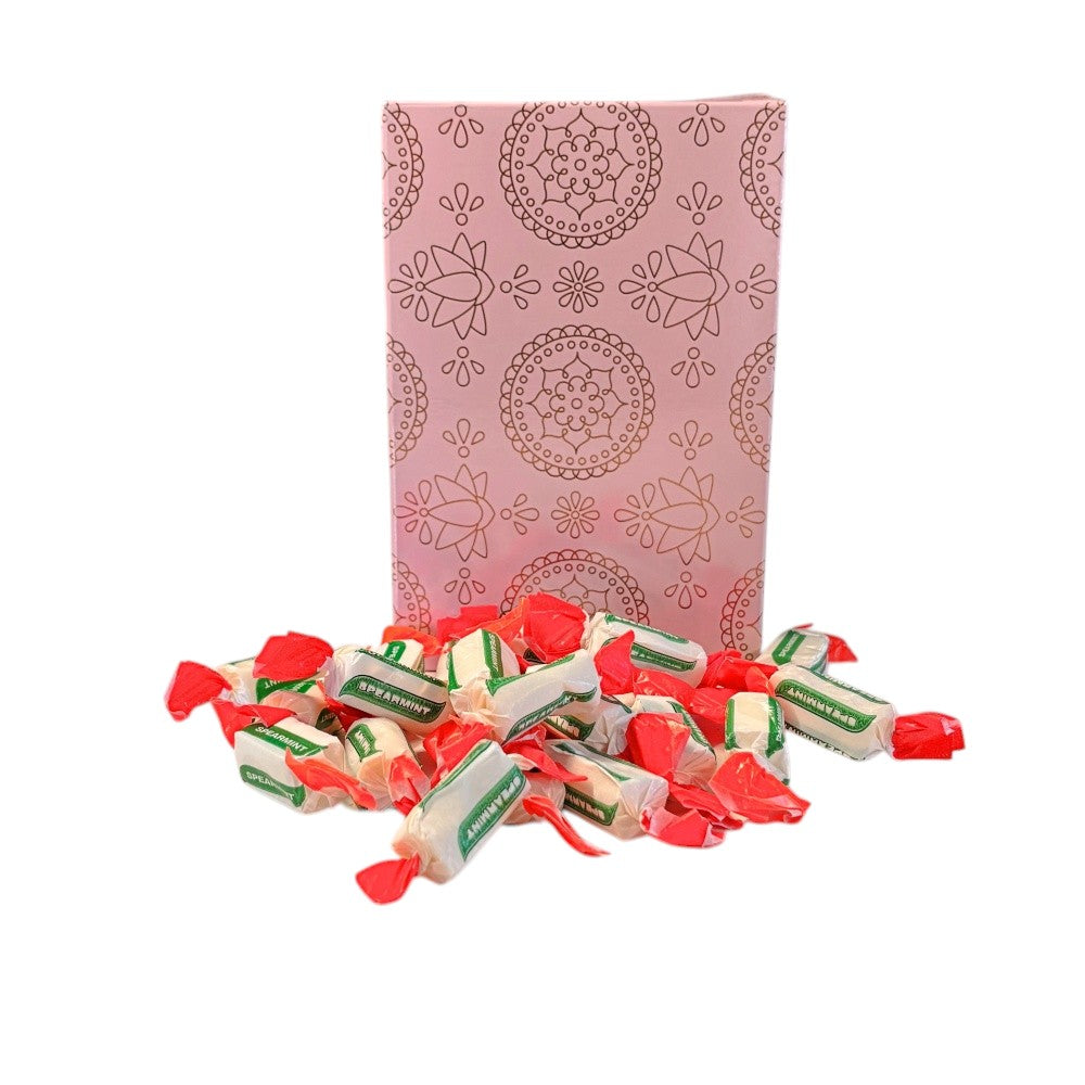 250g Rectangular Box Pattern of Sugar Free Spearmint Chews