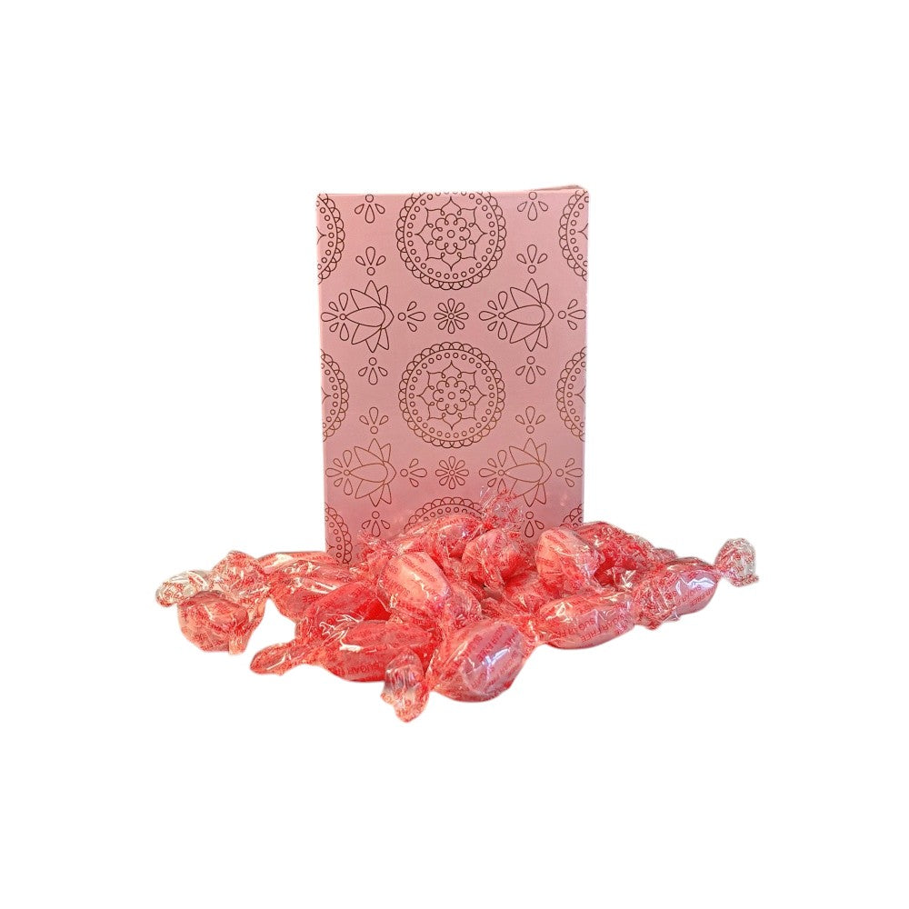 250g Rectangular Box Pattern of Sugar Free Strawberry Sherbets Sweets