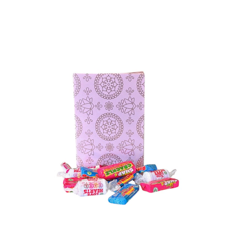 250g Rectangular Box Pattern of Swizzles Retro Sweet Mix
