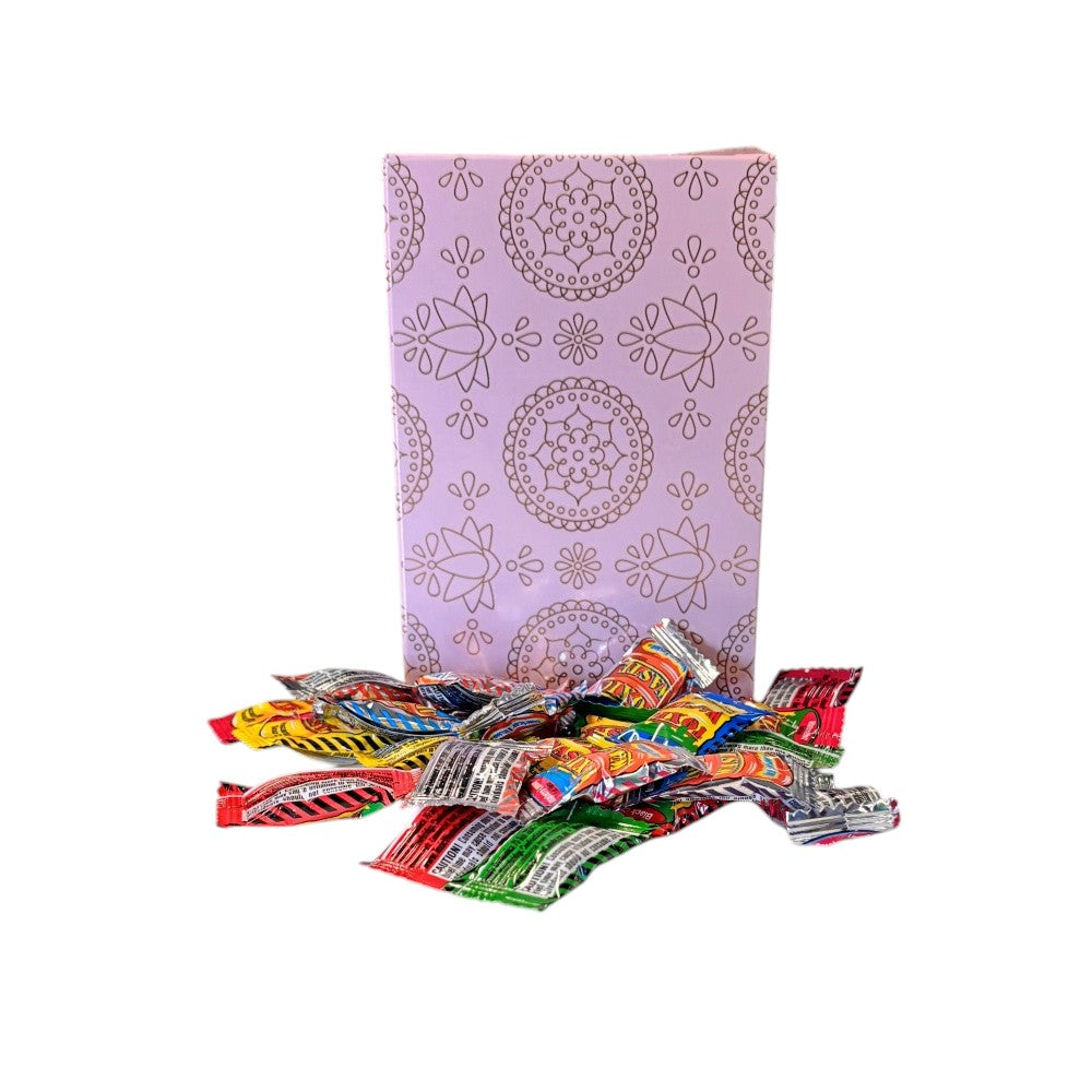 250g Rectangular Box Pattern of Toxic Waste and Nuclear Waste Super Sour Sweet Mix