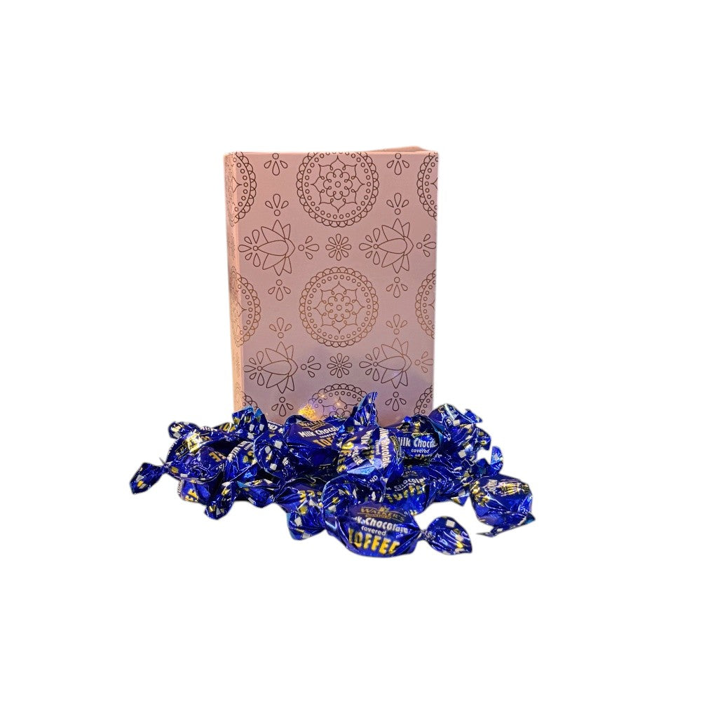 250g Rectangular Box Pattern of Walkers Milk Chocolate Toffee