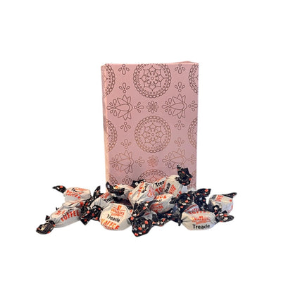 250g Rectangular Box Pattern of Walkers Treacle Dabs Toffee