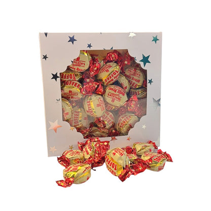 300g Square Star Patterned Box Walkers Toffees