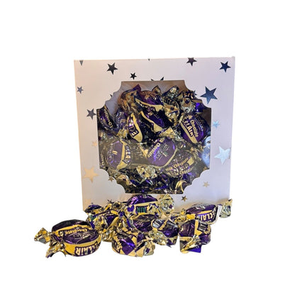 300g Square Star Patterned Box Walkers Toffees