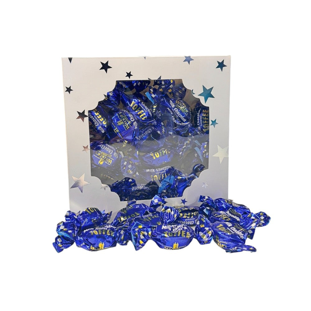 300g Square Star Patterned Box Walkers Toffees