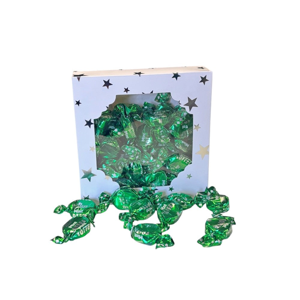 300g Square Star Patterned Box Walkers Toffees