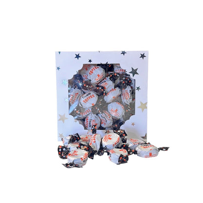 300g Square Star Patterned Box Walkers Toffees